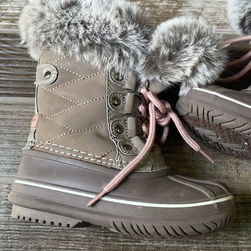 🎁Tan Fur-Lined Winter Boots